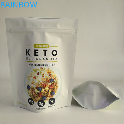 Κίνα Προμηθευτής Προσαρμοσμένο σχεδιασμό Εκτύπωση Προσαρμοσμένο μέγεθος και σχεδιασμός Απαιτήσεις Stand Up Pouches με φερμουάρ Για συσκευασία τροφίμων