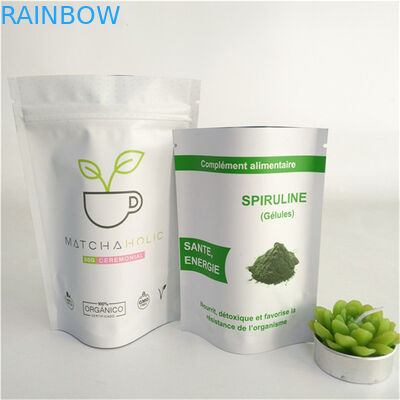 Προσαρμοσμένη εκτύπωση θερμικής σφραγίδας επαναχρησιμοποιήσιμη τσάντα Stand Up Τροφικής ποιότητας Mylar Sachet συσκευασία