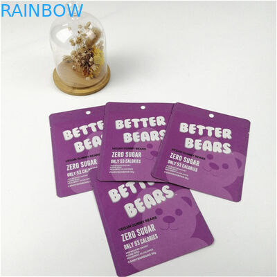 Δέχεται έως και 10 χρώματα Διαθέσιμα Υψηλής ποιότητας επανακλείσιμο Mylar Sachet Packaging Bag