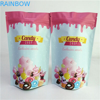 Αντίοσμηματικό Custom Printed Food Grade Mylar Stand Up Pouch για συσκευασία σνακ