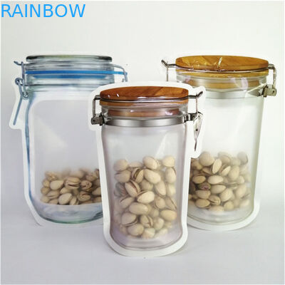 Υψηλής ποιότητας ψηφιακή εκτύπωση PE ανακυκλωμένη πλαστική σακούλα συσκευασίας τροφίμων