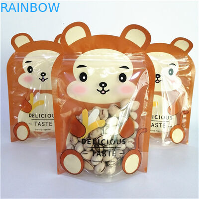 Χρωματιστή εκτύπωση Αντί μυρωδιάς και υγρασίας πλαστική συσκευασία Mylar Stand up pouch