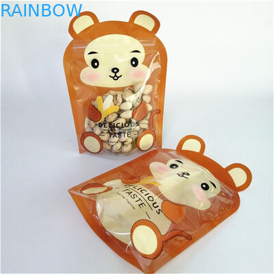 Χρωματιστή εκτύπωση Αντί μυρωδιάς και υγρασίας πλαστική συσκευασία Mylar Stand up pouch