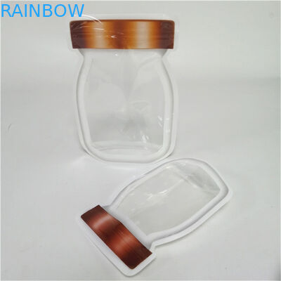 Νέο Σχεδιασμό Πιο πωλούμενο Custom πάχος Custom Logo Τυπωμένο Stand Up Zipper Pouch πλαστική συσκευασία σφραγίδα τροφίμων