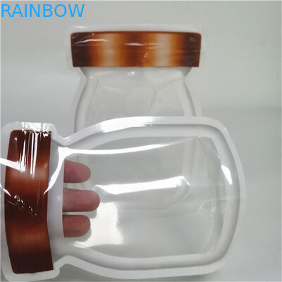 Νέο Σχεδιασμό Πιο πωλούμενο Custom πάχος Custom Logo Τυπωμένο Stand Up Zipper Pouch πλαστική συσκευασία σφραγίδα τροφίμων