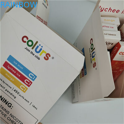 Καυτό Custom Logo Tear Away Box Καρτόνι PDQ Αντιστοιχία κυματοειδών κουτιών οθόνης