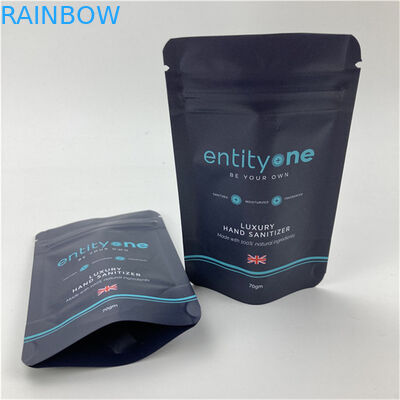 Προσαρμοσμένο λογότυπο τυπωμένο όρθιο σακουλάκι με φερμουάρ Ματ φινίρισμα Αλουμινίου Φύλλο Υλικό κατάλληλο για τρόφιμα Doypack