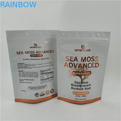 Δέχεται έως και 10 χρώματα Διαθέσιμα Εύκολη γραμμή δάκρυα Στάσου τσάντα Θερμική σφραγίδα Zipper Top