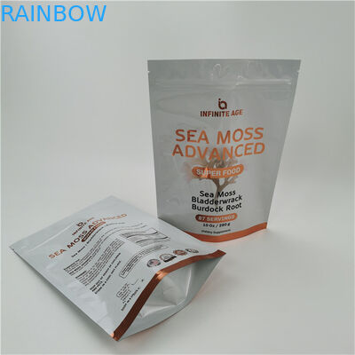 Δέχεται έως και 10 χρώματα Διαθέσιμα Εύκολη γραμμή δάκρυα Στάσου τσάντα Θερμική σφραγίδα Zipper Top