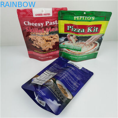 Καλύτερα πωλούμενο οικολογικά φιλική αποθήκευση Προσαρμοσμένο λογότυπο εκτυπωμένο στέκεται επάνω φερμουάρ τσάντα ξανακλειδωτό πλαστικό