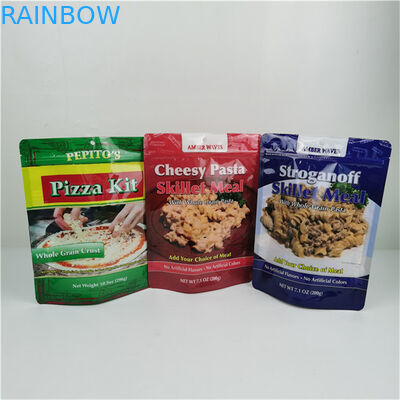 Καλύτερα πωλούμενο οικολογικά φιλική αποθήκευση Προσαρμοσμένο λογότυπο εκτυπωμένο στέκεται επάνω φερμουάρ τσάντα ξανακλειδωτό πλαστικό