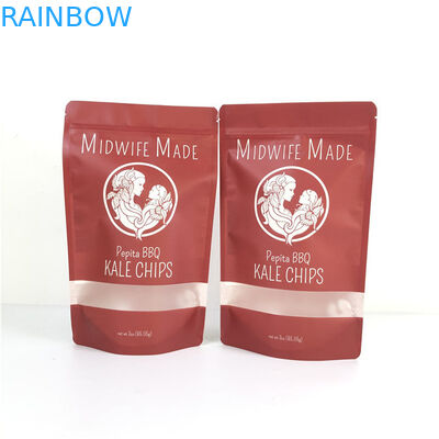 Τροφίμων συσκευασία Gravure εκτύπωση Mylar Doypack με παράθυρο Περιβαλλοντικά φιλικό και προσαρμοσμένο