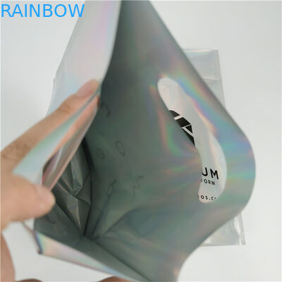 Τυποποιημένο Custom Logo Τυπωμένο Fashion Pack Custom Thickness Leak Proof Holographic Film Μυλαρόσακοι