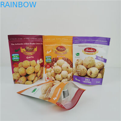 Συσκευή τροφίμων Προσαρμοσμένο μέγεθος Αλουμινίου φύλλο Μυλάριες σακούλες με πολύχρωμη εκτύπωση