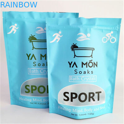 Διαρροή Proof Matt Finish Mylar Doypack με παράθυρο προσαρμοσμένο μεγέθος και τις ανάγκες σχεδιασμού