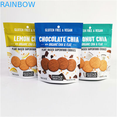 Προσαρμοσμένο λογότυπο εκτυπωμένο με αλουμινένιο φύλλο Mylar Doypack με επεξεργασία επιφάνειας εκτύπωσης βαφής