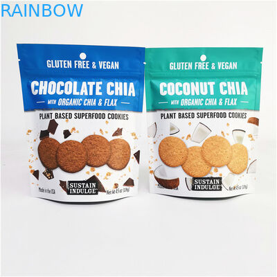 Προσαρμοσμένο λογότυπο εκτυπωμένο με αλουμινένιο φύλλο Mylar Doypack με επεξεργασία επιφάνειας εκτύπωσης βαφής