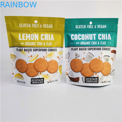 Προσαρμοσμένο λογότυπο εκτυπωμένο με αλουμινένιο φύλλο Mylar Doypack με επεξεργασία επιφάνειας εκτύπωσης βαφής