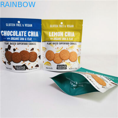 Προσαρμοσμένο λογότυπο εκτυπωμένο με αλουμινένιο φύλλο Mylar Doypack με επεξεργασία επιφάνειας εκτύπωσης βαφής