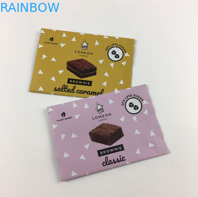 Ανθεκτικό σε υγρασία 200 γραμμάρια πίσω σφραγίδες σακούλες μπισκότα σοκολάτα σφραγίδες σακούλες