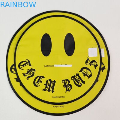 Ακανόνιστες 3.5g 7g σακούλες Mylar με φερμουάρ στο εσωτερικό εκτύπωση αλουμινένιο φύλλο μυρωδιά αδιάβροχο φαγώσιμο πλαστικό σάκο