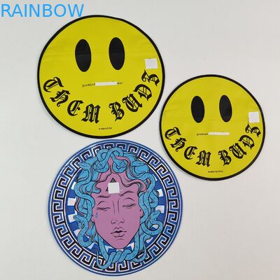 Ακανόνιστες 3.5g 7g σακούλες Mylar με φερμουάρ στο εσωτερικό εκτύπωση αλουμινένιο φύλλο μυρωδιά αδιάβροχο φαγώσιμο πλαστικό σάκο