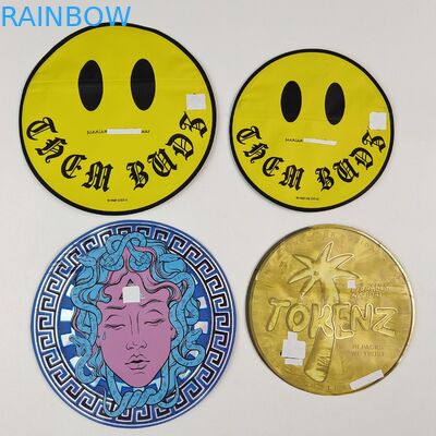 Ακανόνιστες 3.5g 7g σακούλες Mylar με φερμουάρ στο εσωτερικό εκτύπωση αλουμινένιο φύλλο μυρωδιά αδιάβροχο φαγώσιμο πλαστικό σάκο