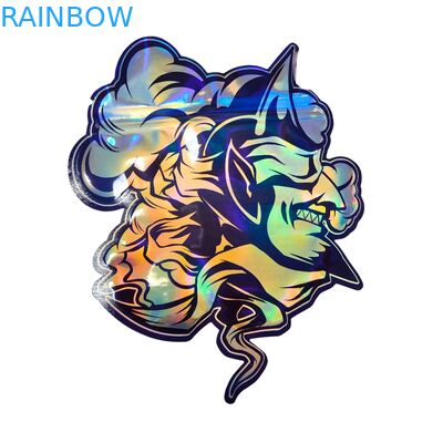 Μαλακές σακούλες ολογραφικού Mylar με φερμουάρ για καραμέλες, βότανα, αποξηραμένα λουλούδια, ζελεδάκια, μπισκότα, ζάχαρη, συσκευασία ασφαλείας για παιδιά