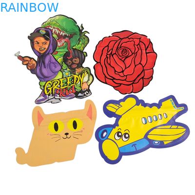 Ακανόνιστες επανακλειδωτές 3.5g παιδικές σακούλες Mylar ψηφιακή εκτύπωση PET Ziplock συσκευασία για βρώσιμα κουλουράκια