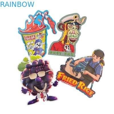 Ακανόνιστες επανακλειδωτές 3.5g παιδικές σακούλες Mylar ψηφιακή εκτύπωση PET Ziplock συσκευασία για βρώσιμα κουλουράκια