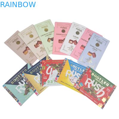 Βρώσιμο Αλουμινόχαρτο Σακουλάκι Σφράγισης Πίσω Μέρος Μικρό Πλαστικό Mylar Βρώμη Σοκολάτα Μπάρα Ενέργειας Μπισκότο Σνακ Συσκευασία Καραμέλας