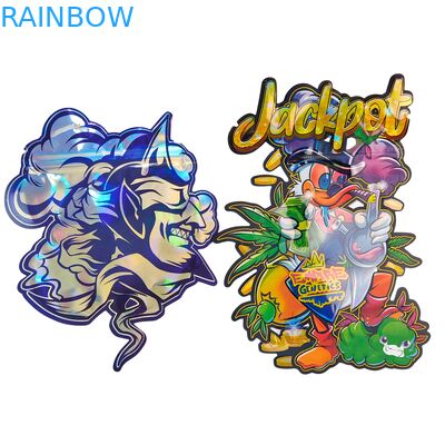 Τροφική ποιότητα Doypack Die Cut Cali 3,5g 7g 14g 28g Sugar Cookie Mylar Bags Λάμψη/ματ Αντίοσμητες τσάντες Ziplock