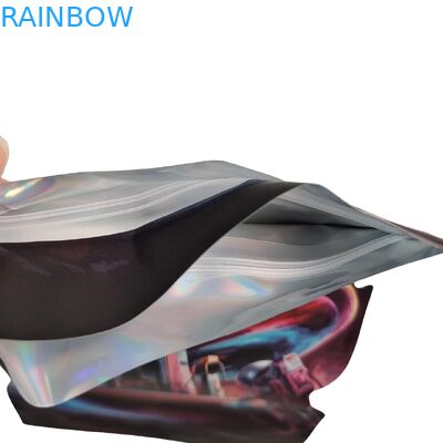 Ακανόνιστο σχήμα Τύλιες σακούλες Mylar για τσίχλες μπισκότωνΤοπικός σάκος πλαστικού PET με θωρακιστικές τσάντες ασφαλείας παιδιών