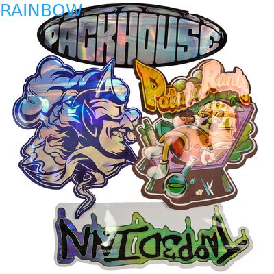 Ζεστή πώληση γυαλιστερή θραύση Mylar σακούλα με φερμουάρ Τρώσιμα Αδιάβροχα 3,5 7g 14g 28g μανιτάρια Gummies Custom εκτύπωση πλαστική σακούλα