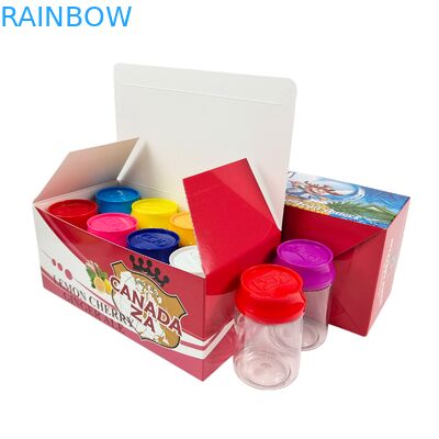 Κουτί τροφίμων από πλαστικό PET 3.5g κουτάκι γλυκών με στρεβλό καπάκι