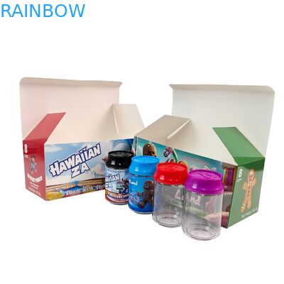 Κουτί τροφίμων από πλαστικό PET 3.5g κουτάκι γλυκών με στρεβλό καπάκι