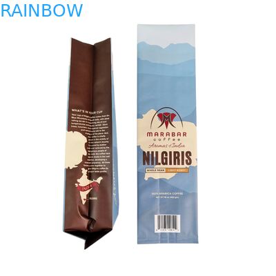 Προσαρμοσμένη Όρθια Συσκευασία Κόκκων Καφέ με Φερμουάρ και Βαλβίδα