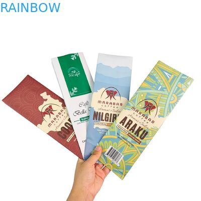 Προσαρμοσμένη Όρθια Συσκευασία Κόκκων Καφέ με Φερμουάρ και Βαλβίδα