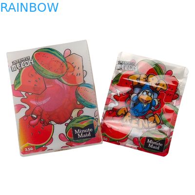 Προσαρμοσμένη 3.5g Childproof Mylar σακούλα για συσκευασία σνακ