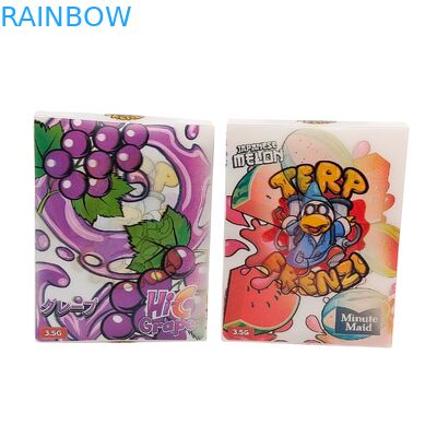 Προσαρμοσμένη 3.5g Childproof Mylar σακούλα για συσκευασία σνακ