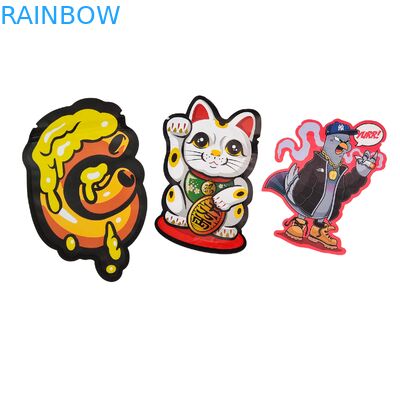 3 πλευρικές σφραγίδες ανθεκτική στα παιδιά ολογραφική σακούλα Mylar από αλουμινένιο φύλλο