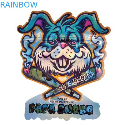 Εξωτική Τυποποιημένη Τσάντα Mylar 3,5g 1lb Τροφική Τροφή Ολογραφική Γλυκιά Μυρωδιά Παιδικής Ασφάλειας Ειδικό Σχήμα Τσάντα Mylar Ziplock