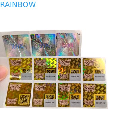 Αυτοκόλλητο Βινύλιο PVC Χάρτινο Αυτοκόλλητο Αδιάβροχο UV Ολόγραμμα Εκτυπωμένο Προσαρμοσμένο Λογότυπο Ετικέτες Συσκευασίας για Χαρτί Scrapbook