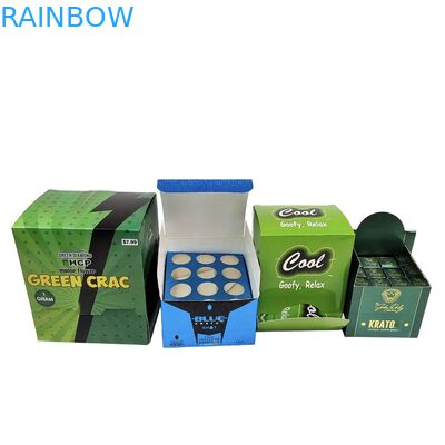 Ανακυκλώσιμο χαρτί Kraft Κράφτ Κουτί Kraft για σνακ για μπισκότα Energy Bar Κοσμετικό χαρτόνι Counter Display Συσκευασία Σφουγγάρι