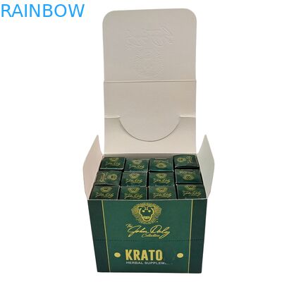 Ανακυκλώσιμο χαρτί Kraft Κράφτ Κουτί Kraft για σνακ για μπισκότα Energy Bar Κοσμετικό χαρτόνι Counter Display Συσκευασία Σφουγγάρι