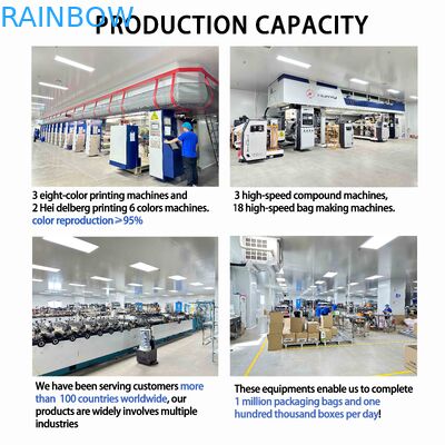 Προσαρμοσμένα βιοδιασπώμενα χαρτιά Kraft θερμική σφραγίδα Ziplock υγρασία-απορρόφητη συσκευασία τροφίμων σακούλες για καρύδια αποξηραμένα φρούτα Mylar σακούλα