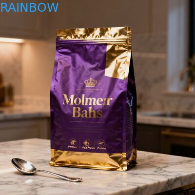 Προσαρμοσμένες Βιοδιασπώμενες Συσκευασίες Τροφίμων Ζώων Mylar Bags Side Gusset Pouch Σακούλα με Φερμουάρ για Τροφή Σκύλων Γάτων Ζώων με Βαλβίδα