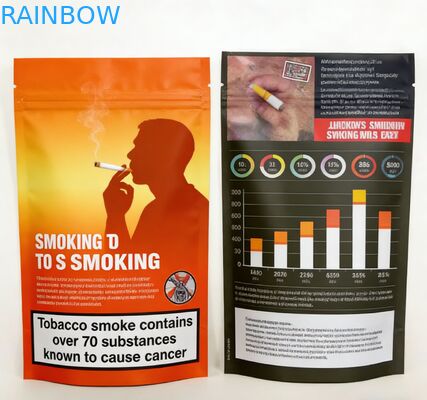 Προσαρμοσμένη εκτυπωμένη αποσμητική τσάντα Mylar Ziplock για συσκευασία σνακ