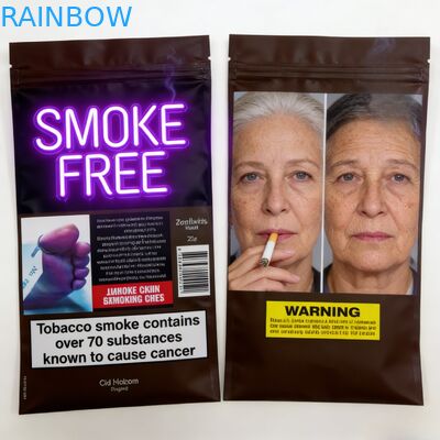 Προσαρμοσμένη εκτυπωμένη αποσμητική τσάντα Mylar Ziplock για συσκευασία σνακ