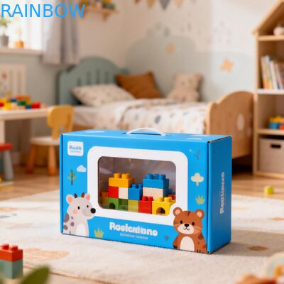 Χάρτινο κουτί με διαφανή οθόνη παραθύρου και πάχος 350g για συσκευασία τροφίμων